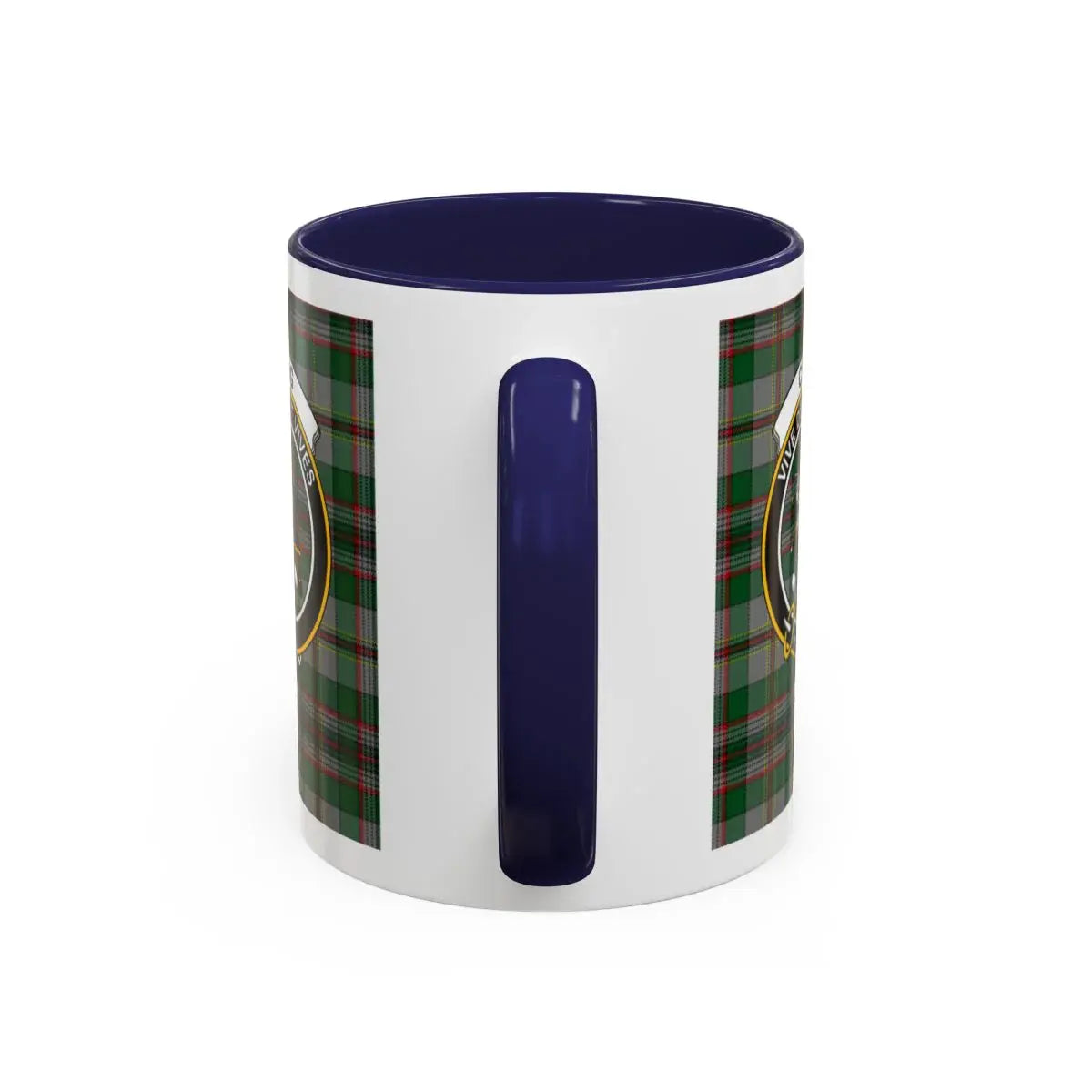 Tartan Plaid Design Mug with Custom Emblem Product