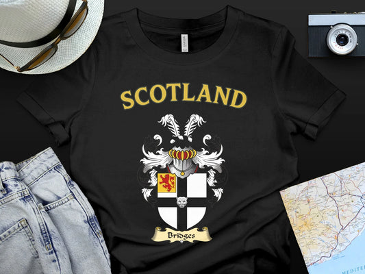 Scotland Coat of Arms Bridges Printed Shirt product type