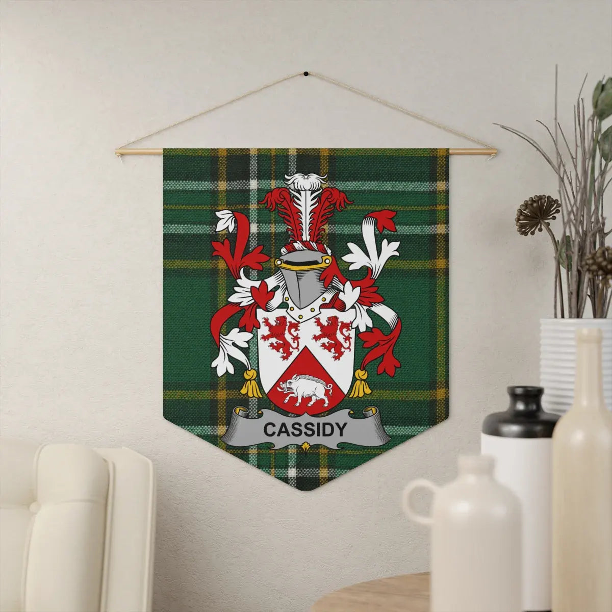 Personalized Family Crest Plaque Wall Decor Banner product