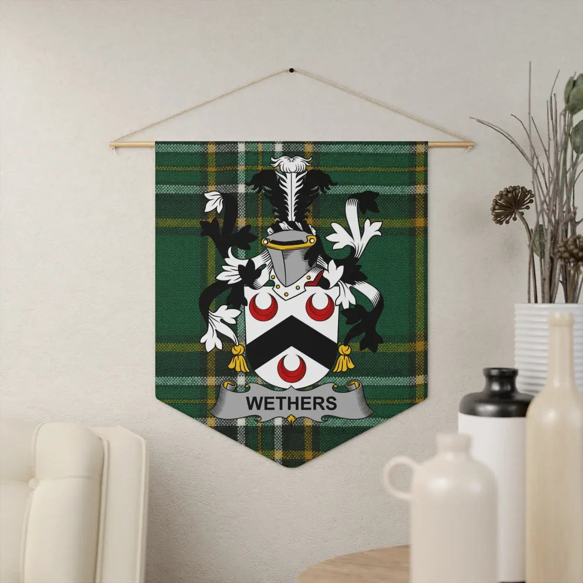 Wethers Family Crest Wall Hanging Home Decor product