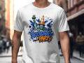 Statue of Liberty wearing traffic cone, holding torch, with Scottish flag and text "No Scotland No Party".