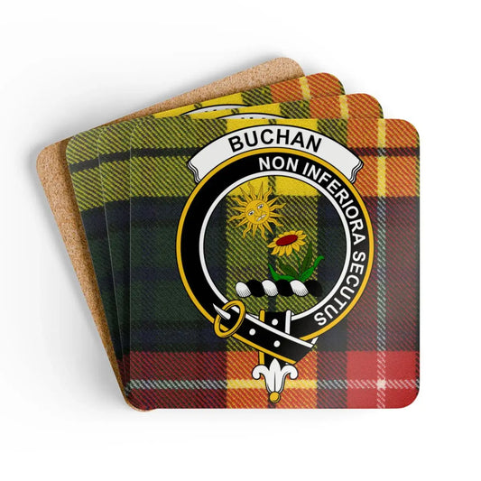 Buchan Non Inferiora Secundis Tartan Coaster product type