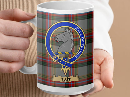Custom Tartan Plaid Horse Crest Design Mug product