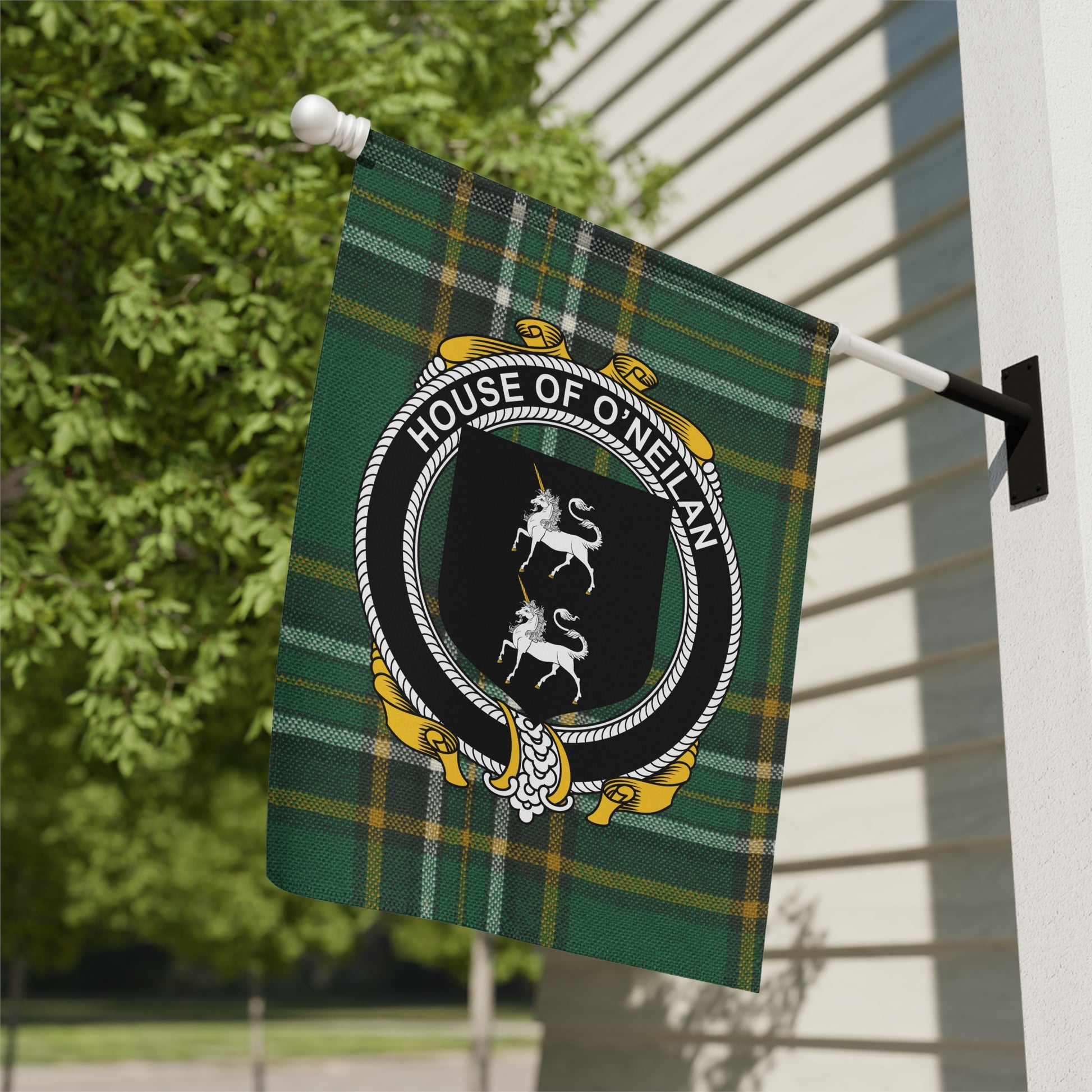 House of O'Neilan Tartan Pattern Banner product