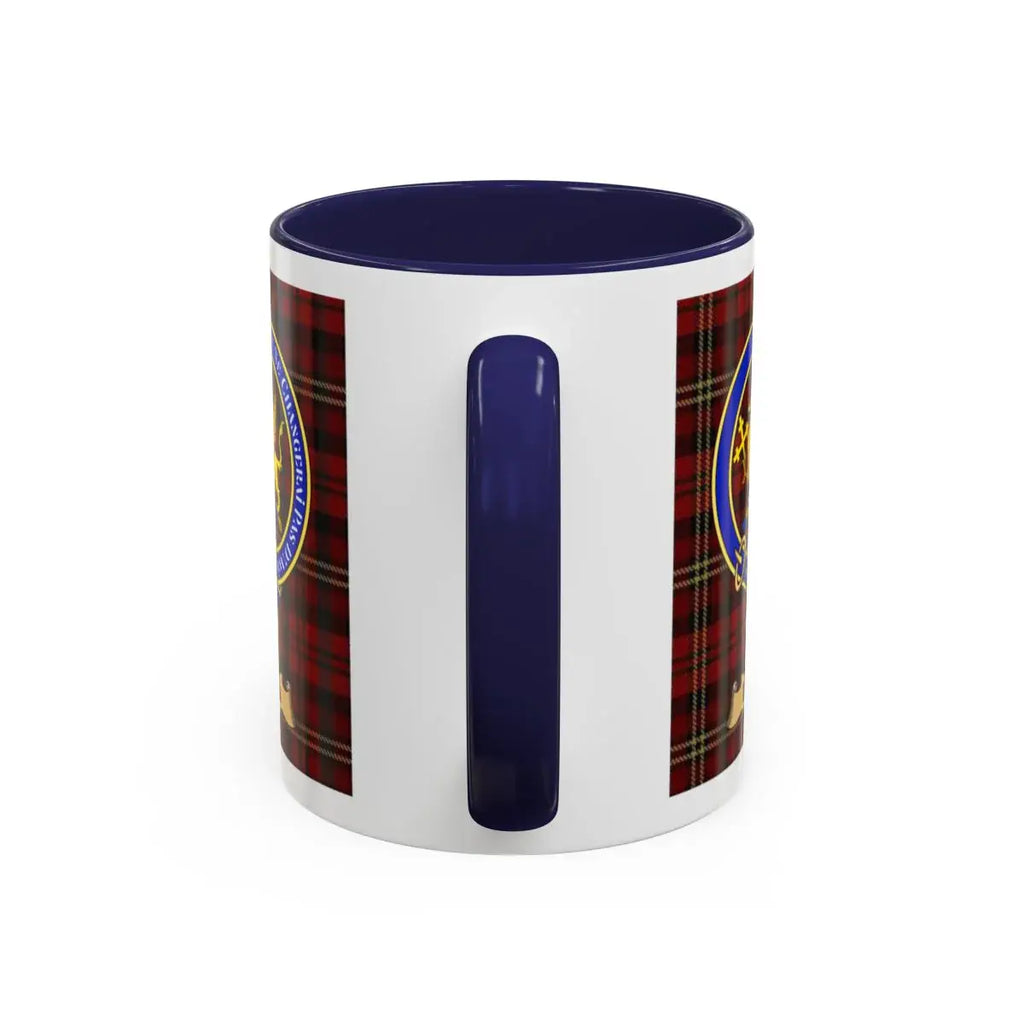 Davis family crest mug shown in 11 oz and 15 oz sizes