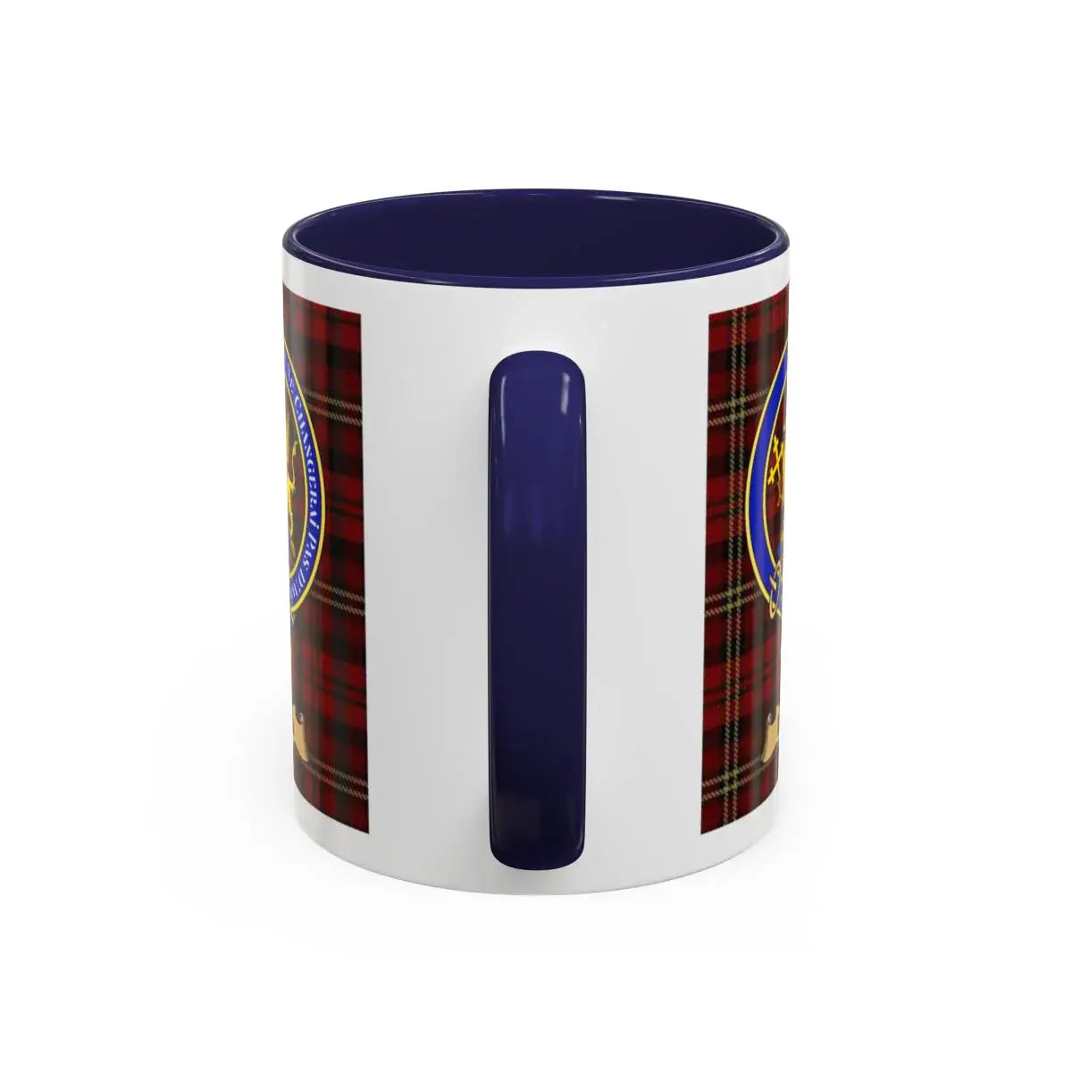 Davis family crest mug shown in 11 oz and 15 oz sizes