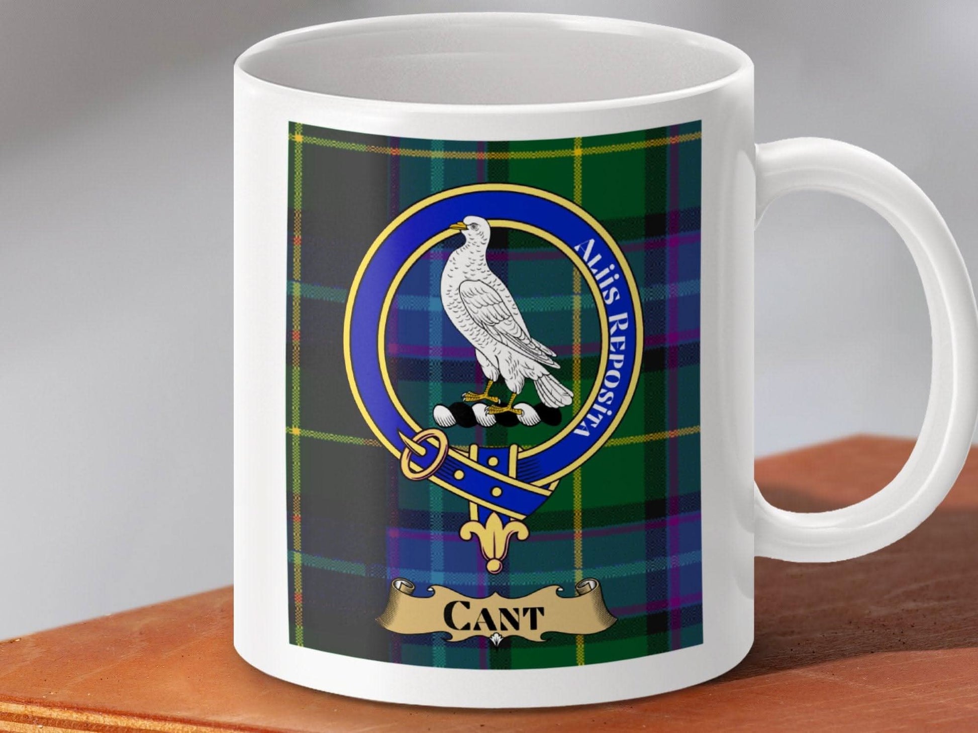 Cant Clan Crest Tartan Mug 11oz Ceramic Coffee Cup product