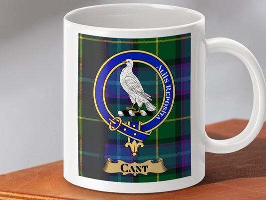 Cant Clan Crest Tartan Mug 11oz Ceramic Coffee Cup product