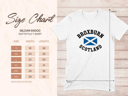 Broxburn Scotland Graphic Print Gildan 64000 T-Shirt product