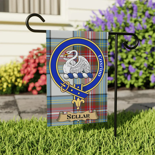 Sellar Clan Crest Garden Banner Outdoor Decorative product