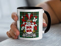 Flattery Irish National Tartan ceramic accent mug