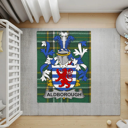 Aldborough Crest Family Emblem Design Rug product