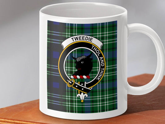 Scottish Clan Tweedie Crest Tartan Design Mug product