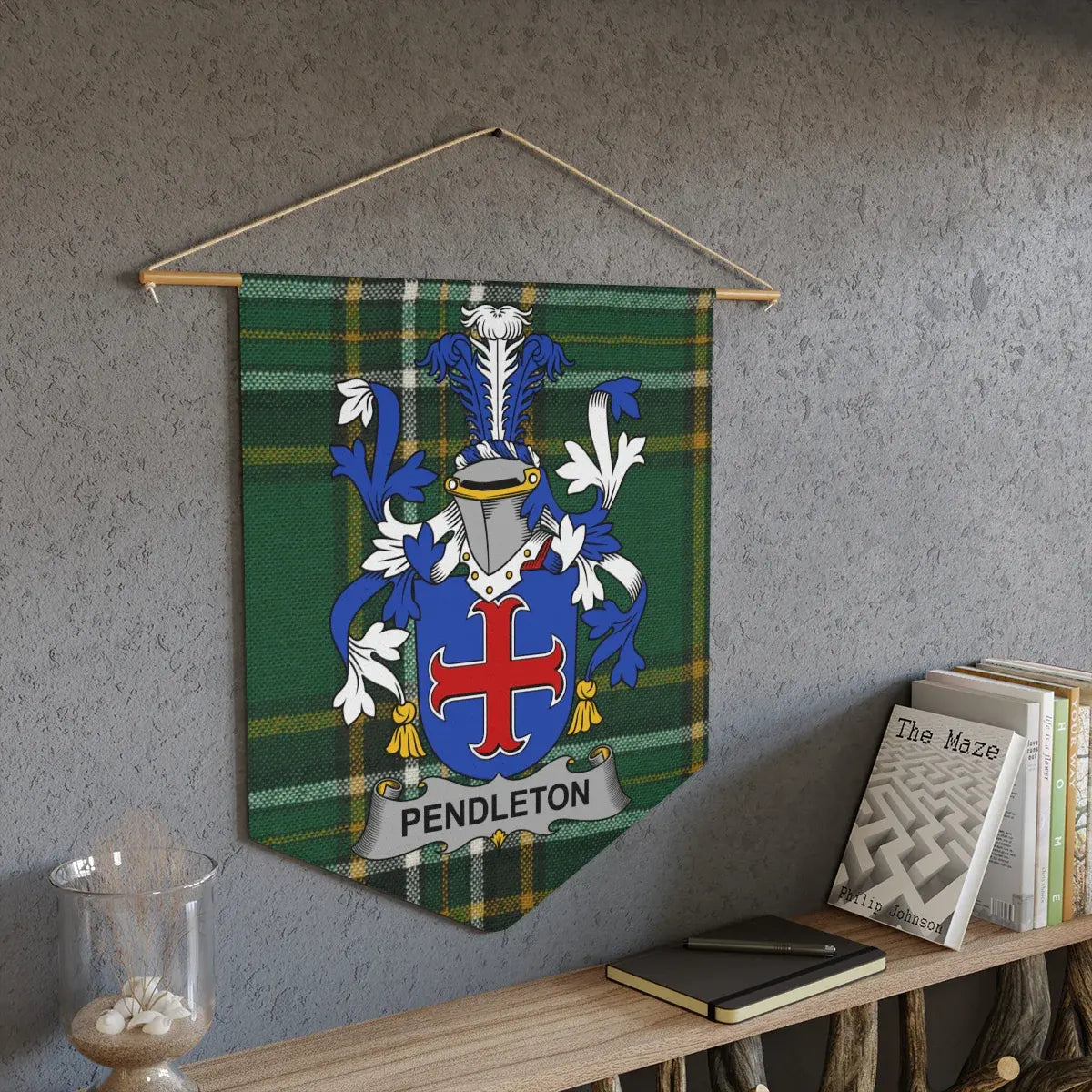 Pendleton Coat of Arms Tartan Wall Hanging product