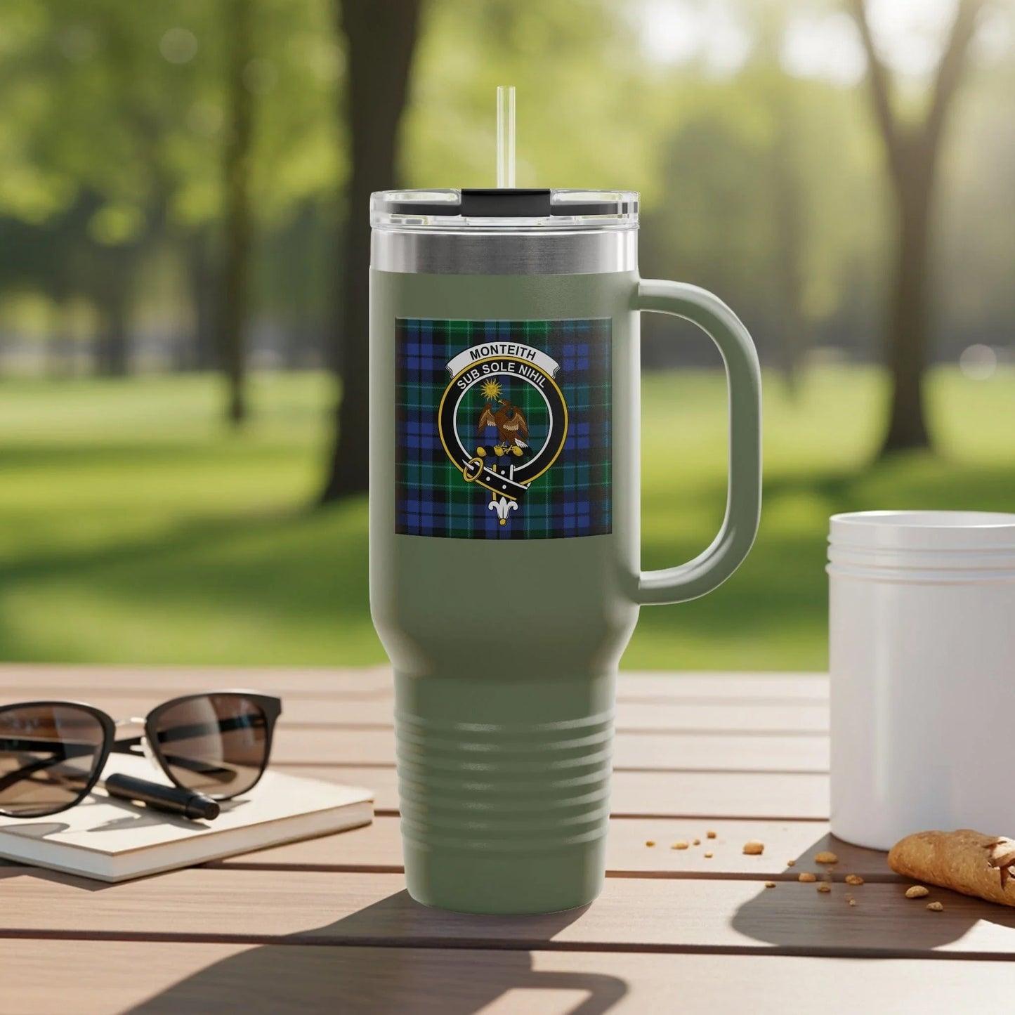 Highland Clan Tartans Design Large Tumbler Cup product