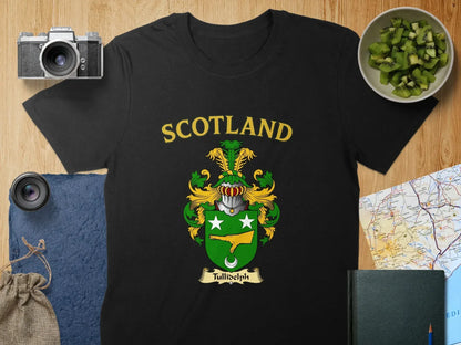 Scotland Tullidelph Coat of Arms Emblem T Shirt product