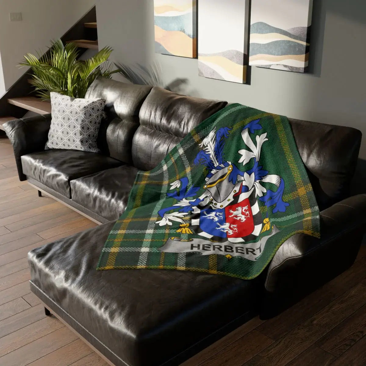 Customizable Family Crest Design Blanket product