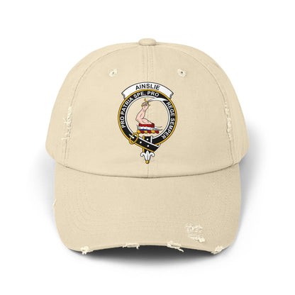 Ainslie Pro Patria Spe Pro Crescet Crest Baseball Cap - Celtic Ancestry Gifts
