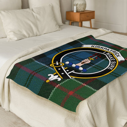 Kirkpatrick Crest I Make Sure Scottish Clan Blanket - Living Stone Gifts