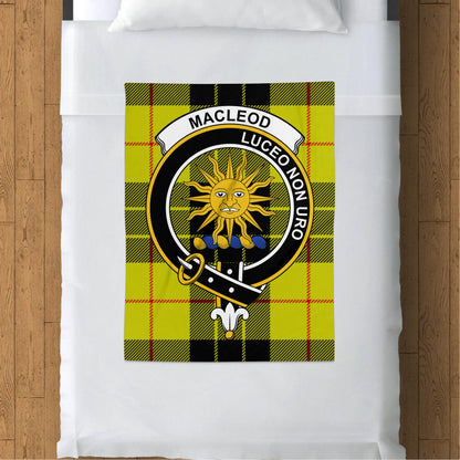 Scottish Clan MacLeod Tartan Throw Blanket - Living Stone Gifts