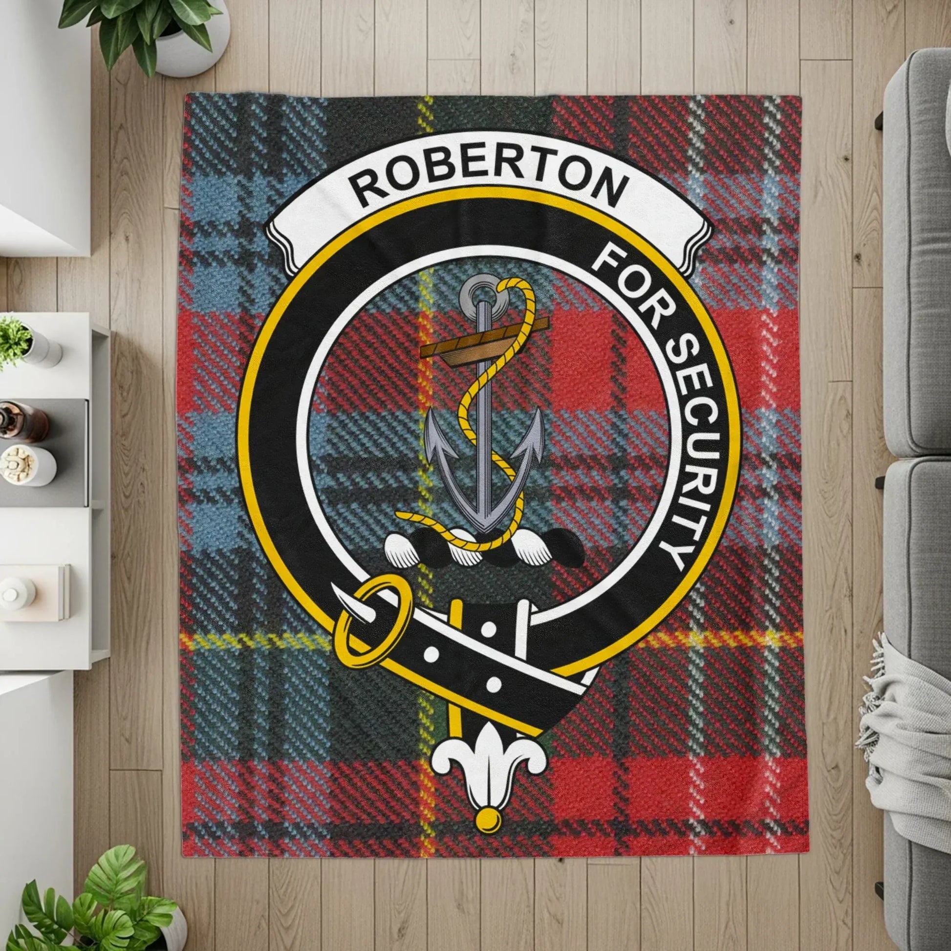 Robertson Clan Security Plaid Anchor Decor Product