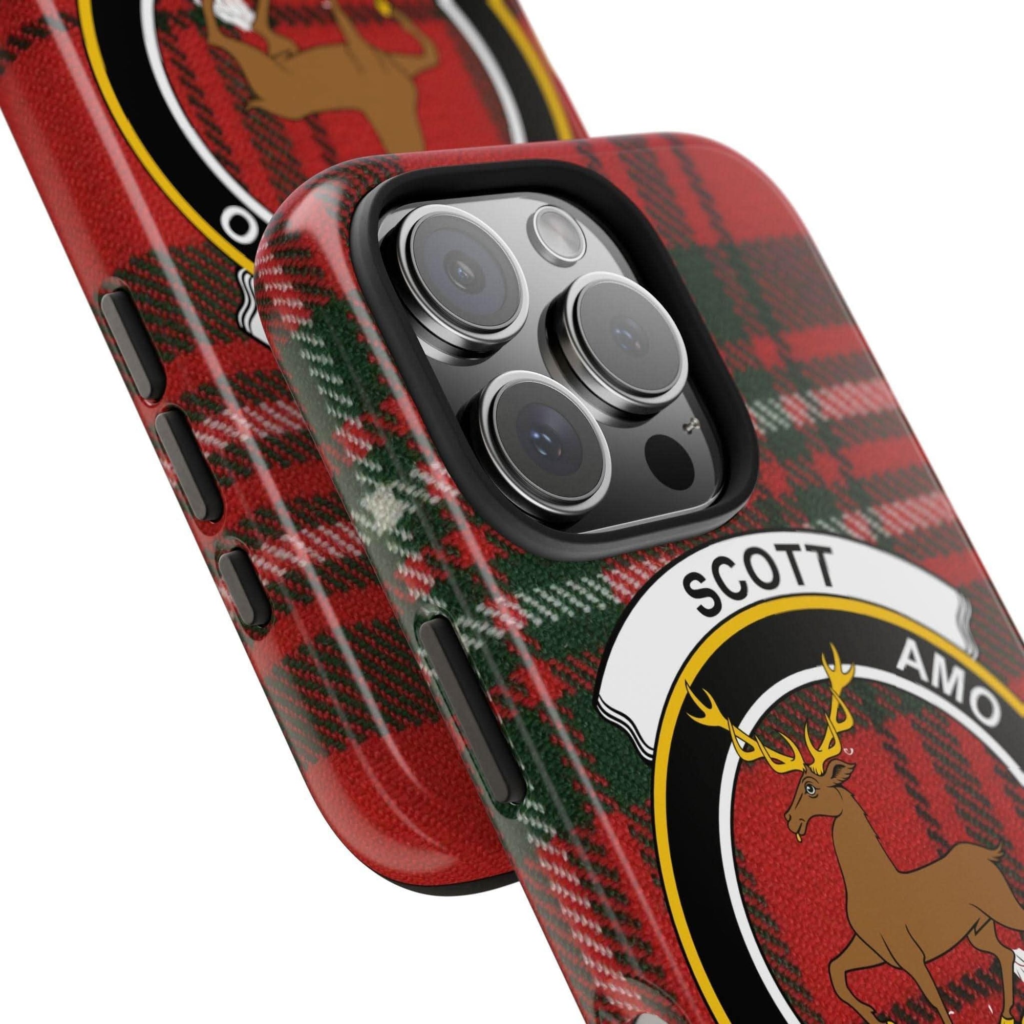 Scott Amo Clan Tartan Plaid Cell Phone Case - Celtic Ancestry Gifts
