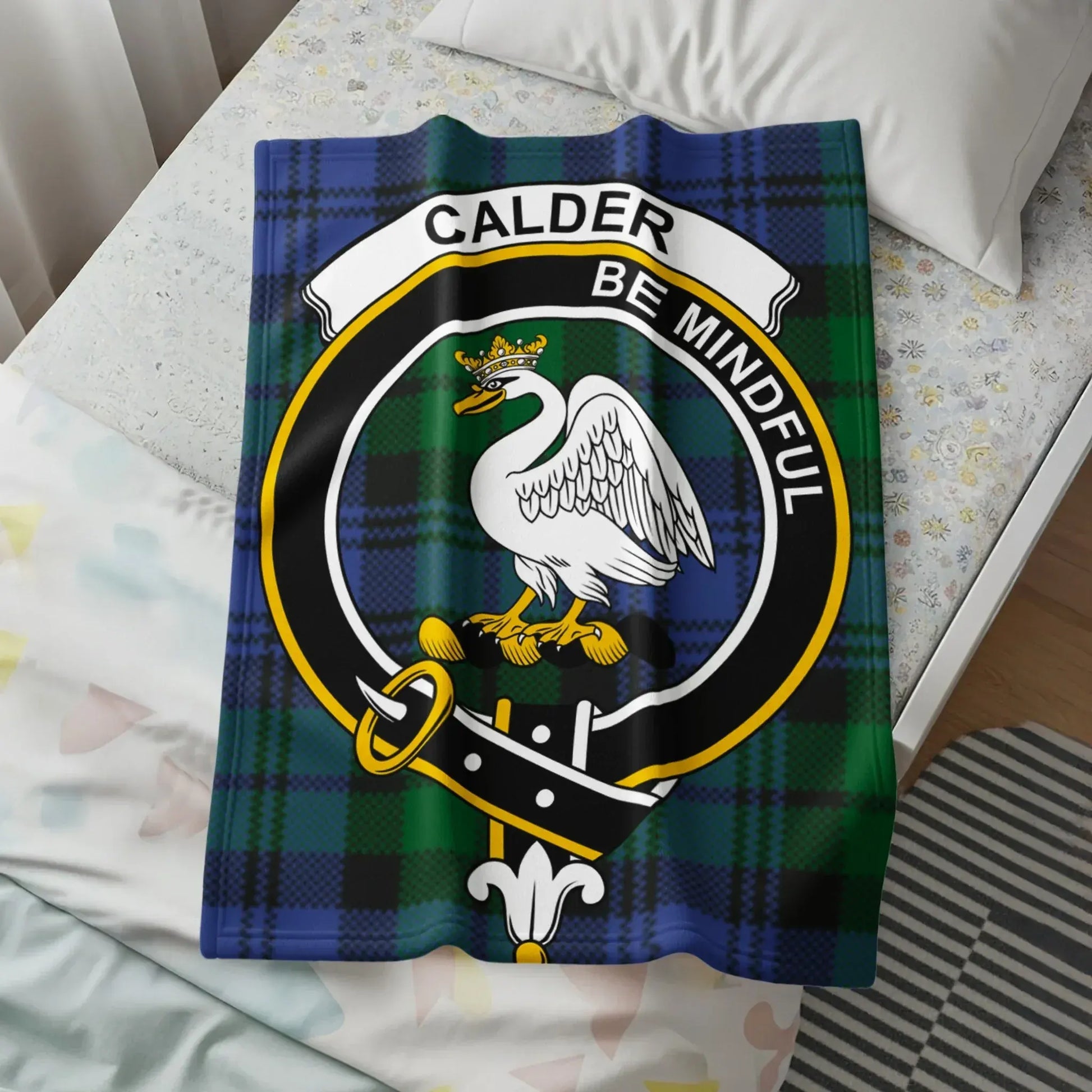 Calder Be Mindful Scottish Crest Blanket product