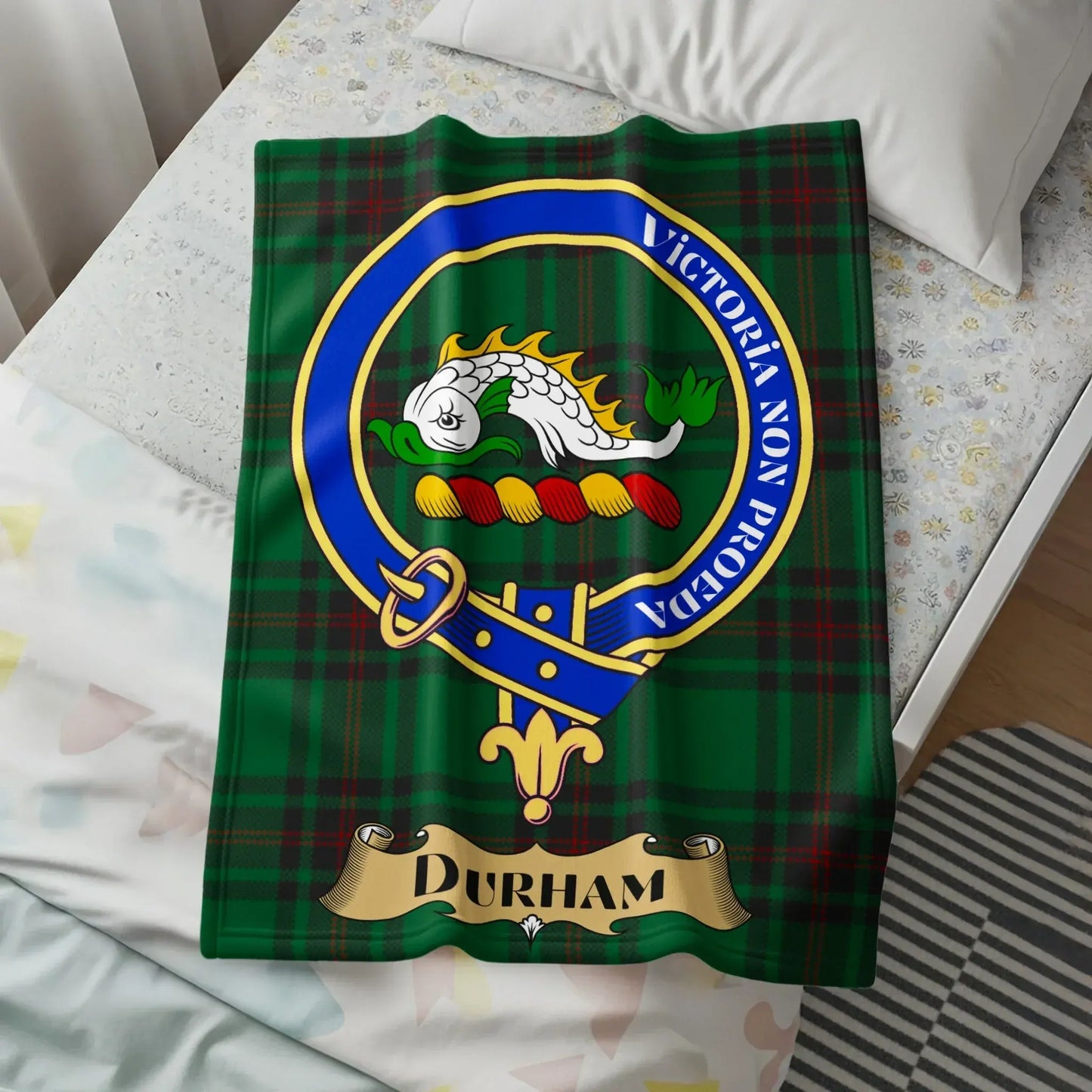 Durham Crest Bold Design Blanket product type