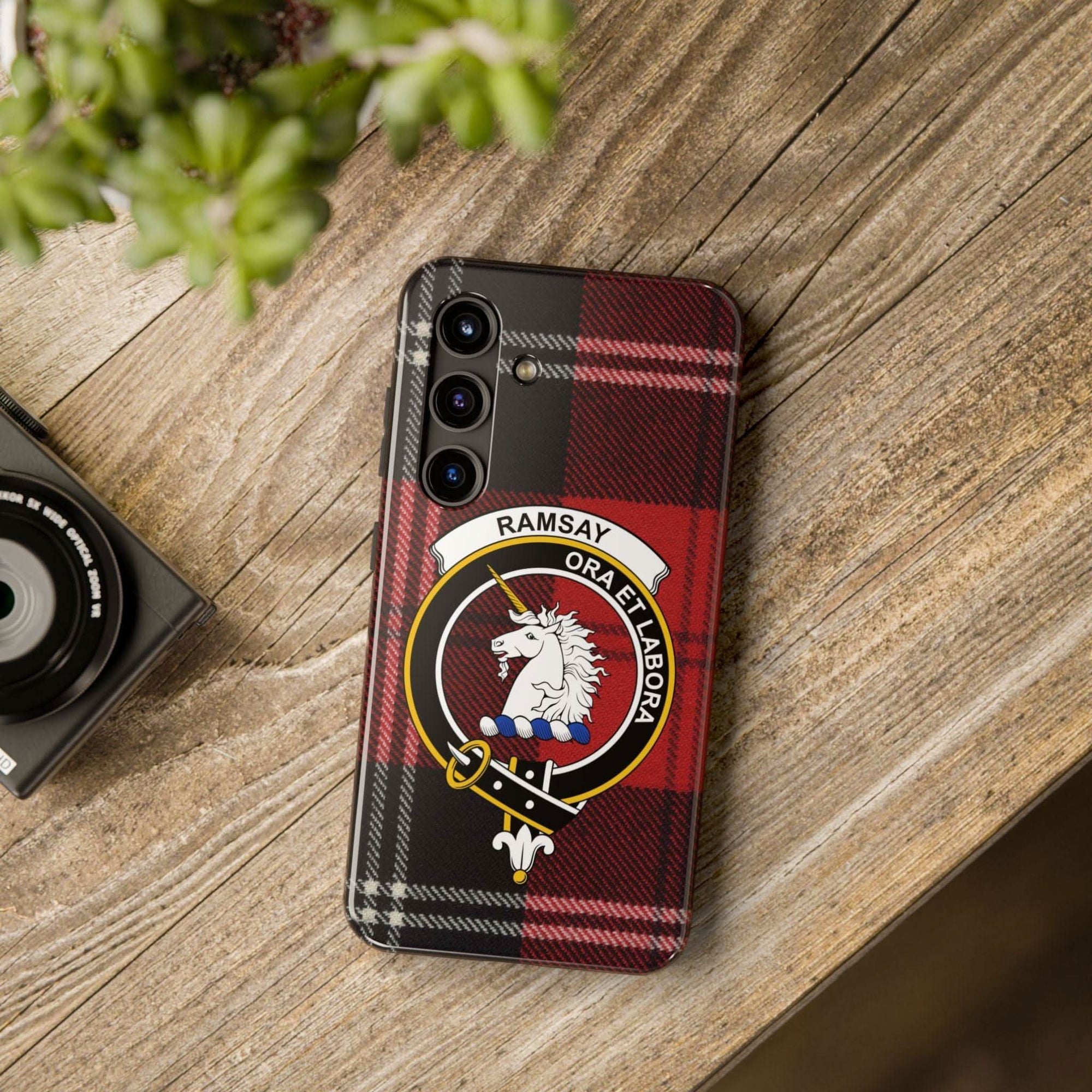 Ramsay Clan Scottish Tartan Cell Phone Case - Celtic Ancestry Gifts