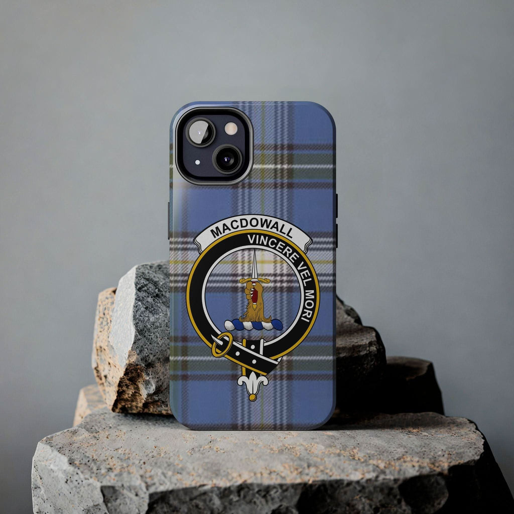 Macdowall Clan Vincere Vel Mori Cell Phone Case - Celtic Ancestry Gifts