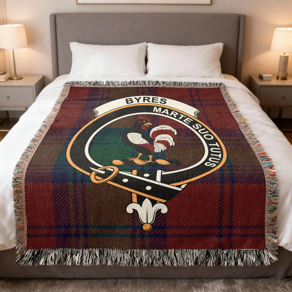 BYRES Marte Suo Tutus Tartan Design Decorative Blanket