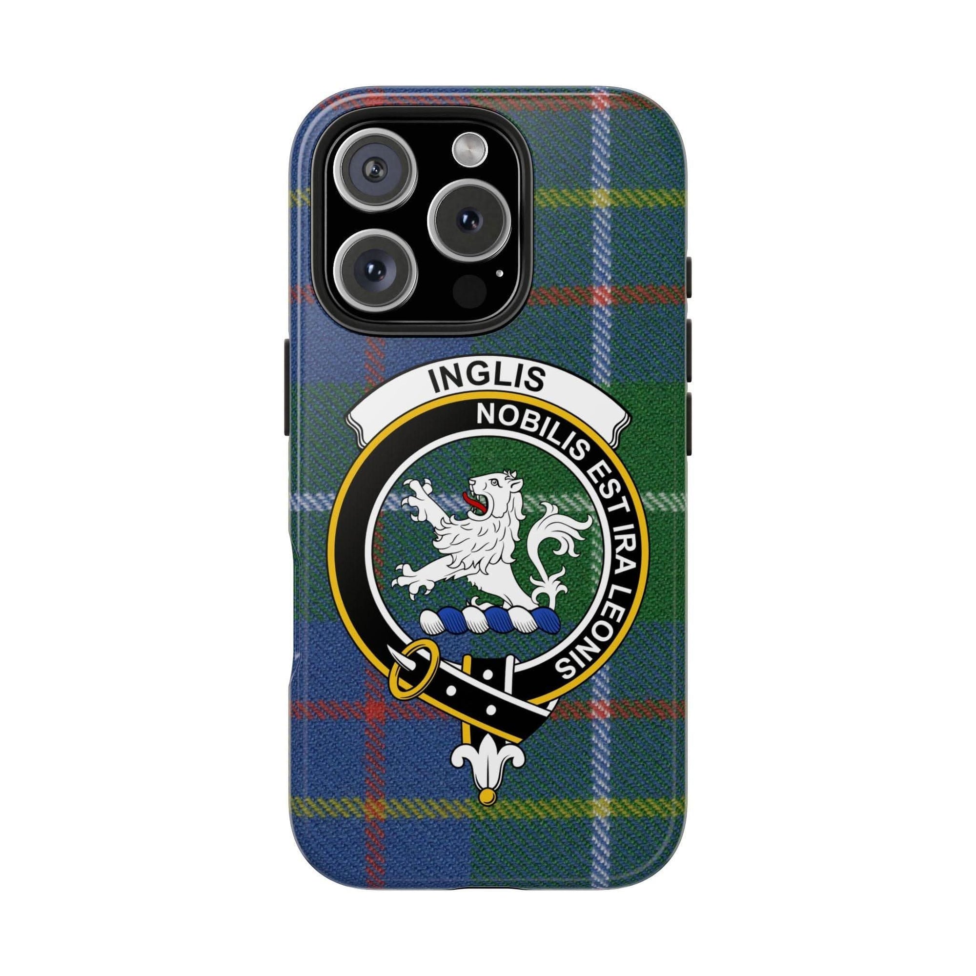 Inglis Clan Scottish Tartan Cell Phone Case - Celtic Ancestry Gifts