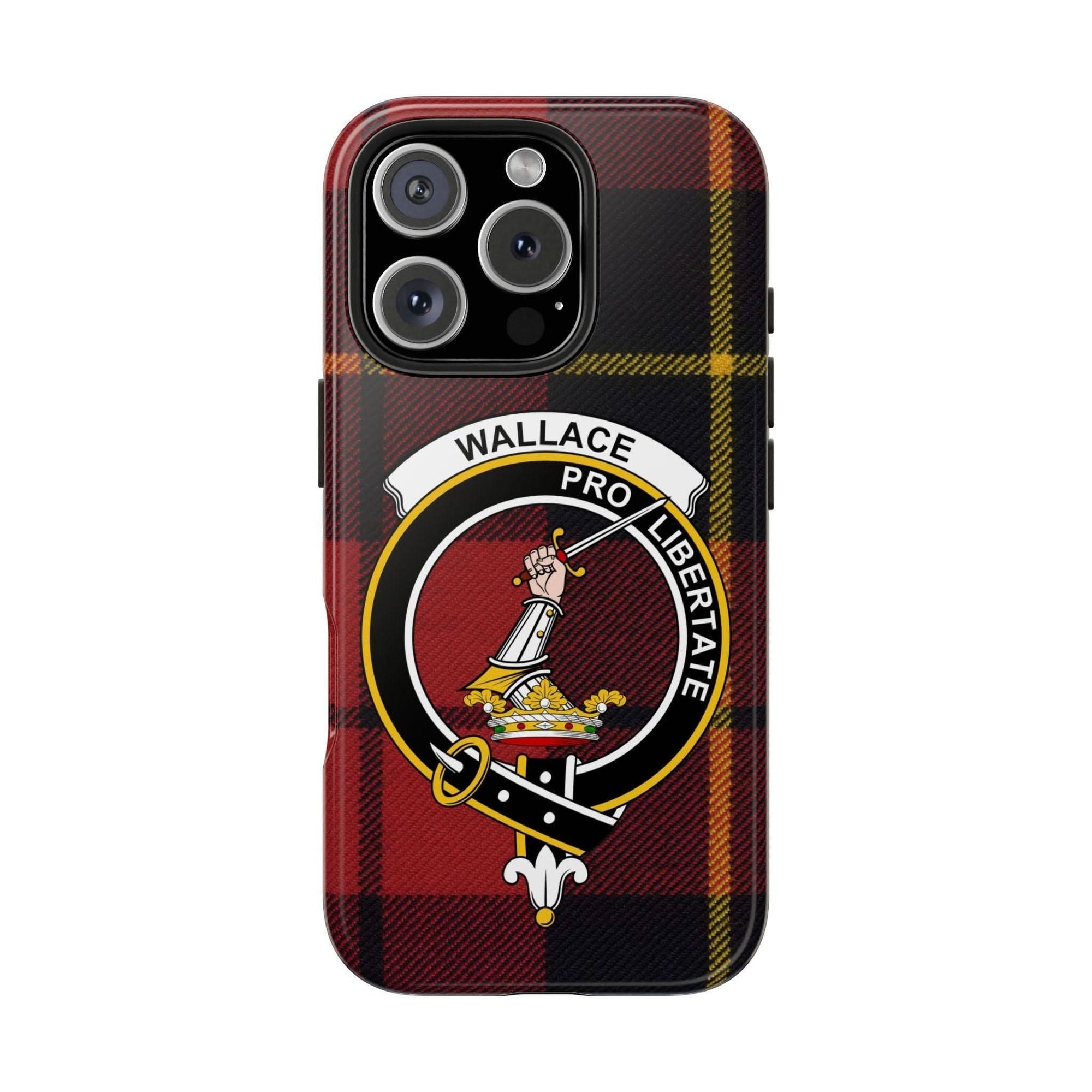 Wallace Clan Scottish Tartan Cell Phone Case - Celtic Ancestry Gifts