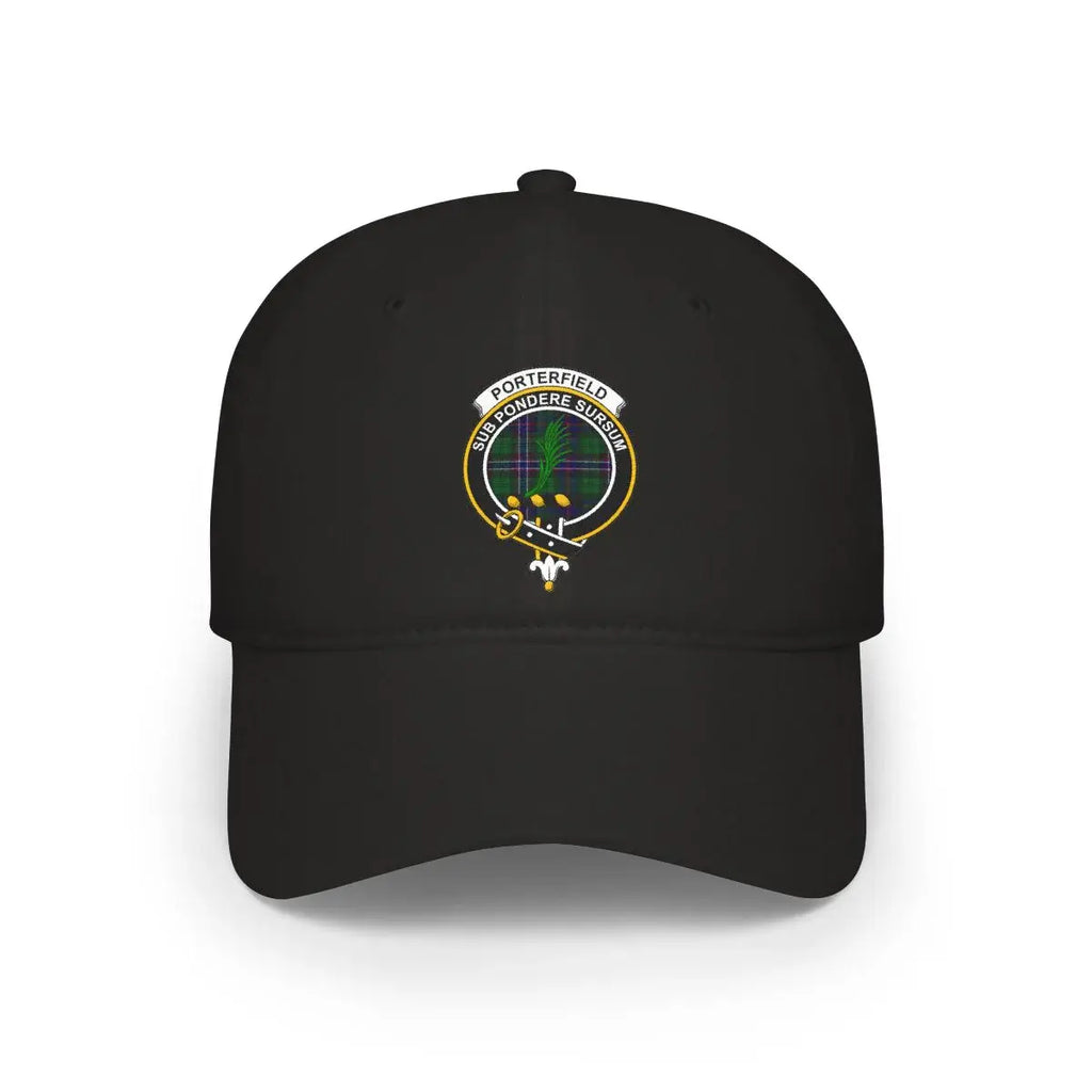 Porterfield Sub Pondere Suspiciunt Black Baseball Cap