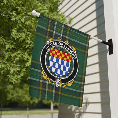 House of Fleming Family Crest Outdoor Flag