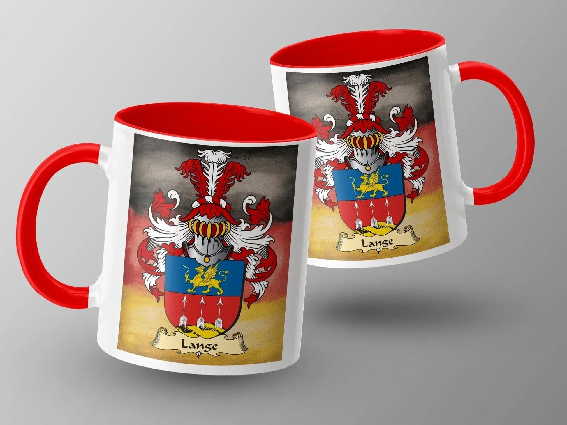 Vibrant Personalized Heraldic Design Coffee Mug product