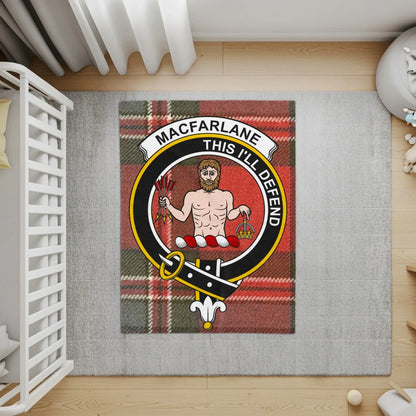 MacFarlane Clan Crest This I'll Defend Product Rug