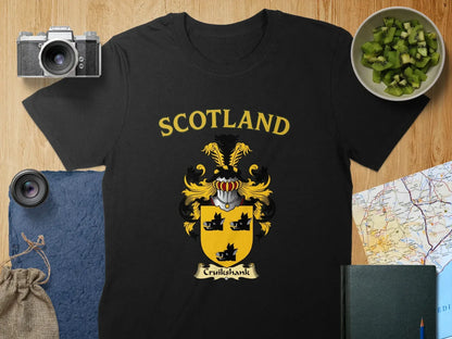 Cruikshank Family Crest Scotland Graphic T-shirt product