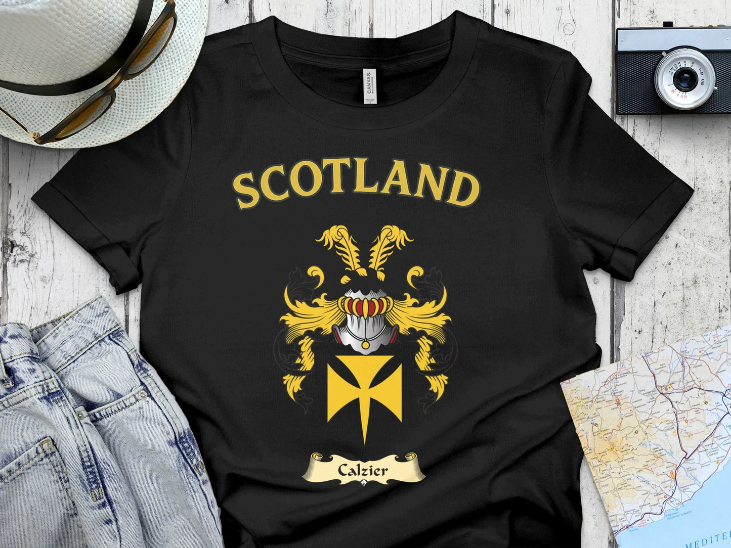 Scotland Crest Design Calziser Brand T-Shirt product