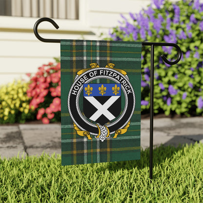 House of Fitzpatrick Plaid Garden Flag Scottish Heritage