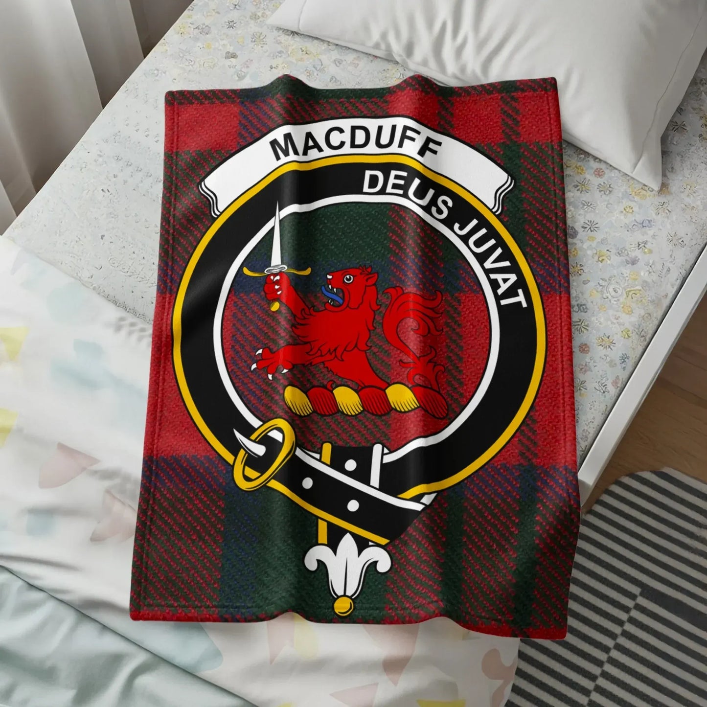 Macduff Deus Juvat Tartan Blanket for a Cozy Product Type