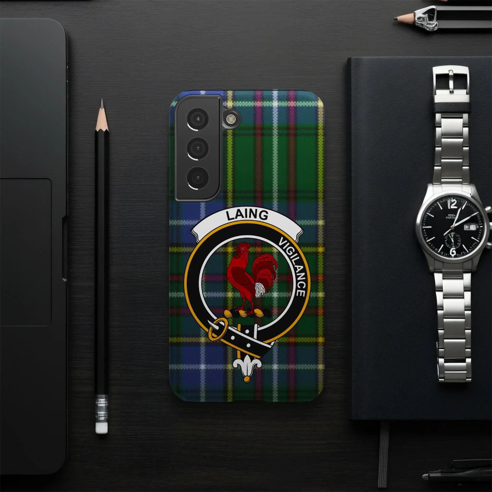 Tartan Design Laing Vigilance Phone Case