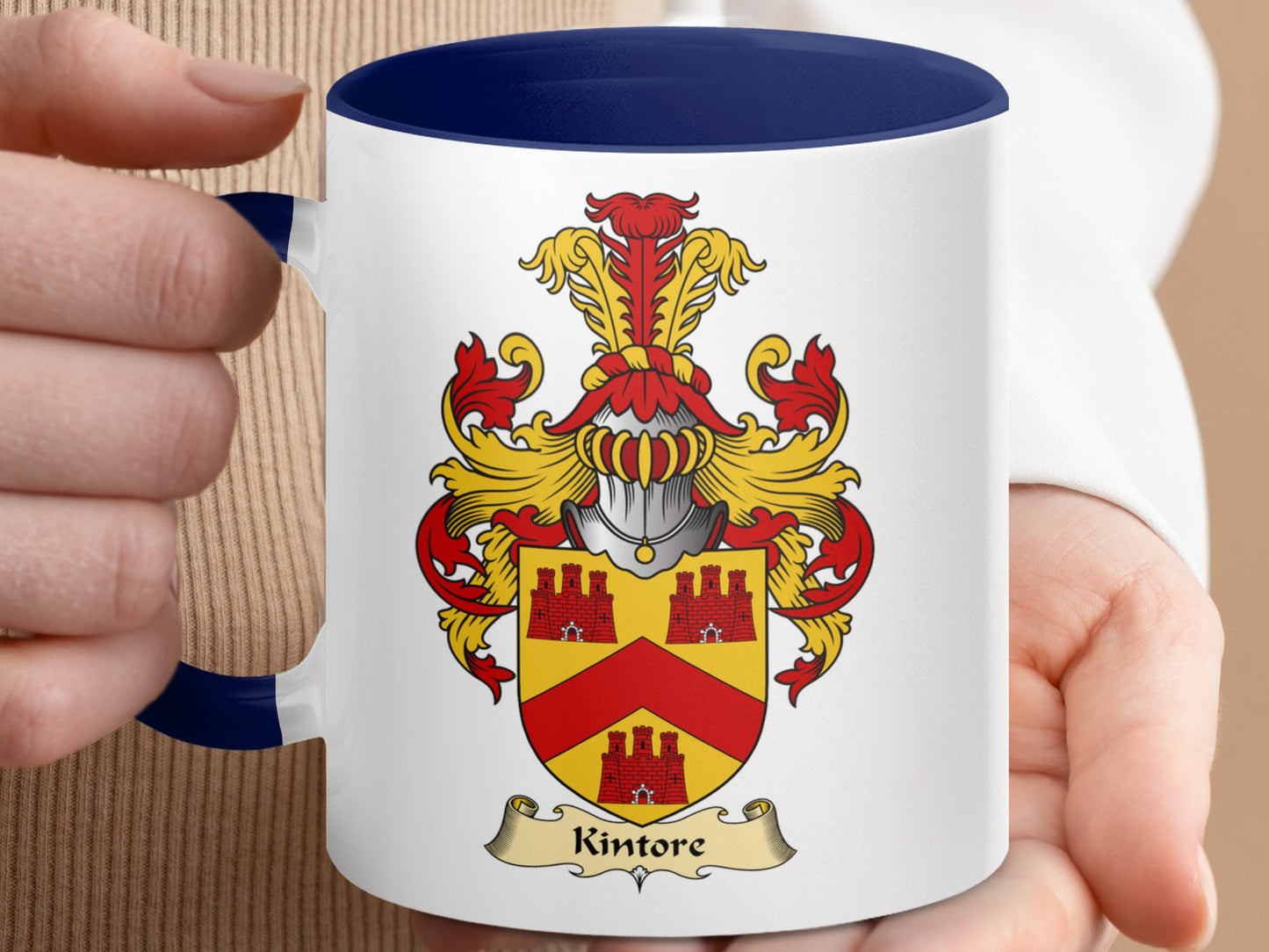 Clan Kintore Scottish Coat of Arms Accent Mug - Living Stone Gifts