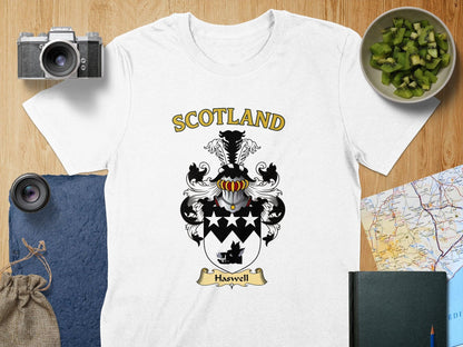 Scotland Haswell Crest Design White Tee Shirt product
