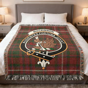 MacKinnon Clan Scottish Tartan Woven Heritage Blanket – Heirloom Quality