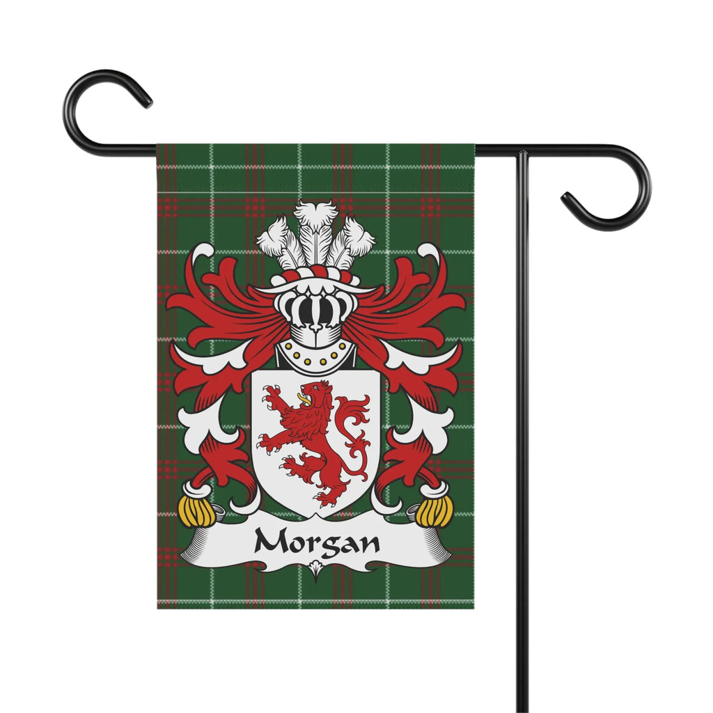 Morgan Welsh Coat of Arms Garden Flag | Heritage Tartan Pride