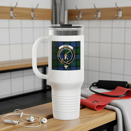 Gunn Scottish Tartan Emblem Travel Mug product