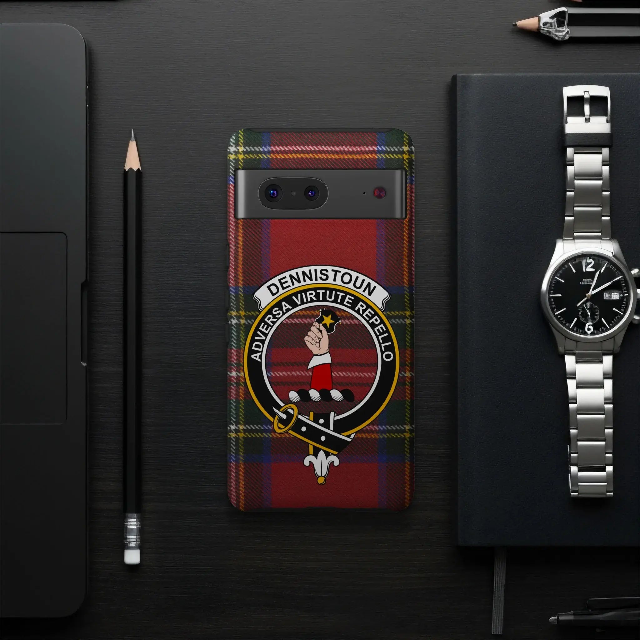 Dennistoun Adversa Virtute Repello Phone Case