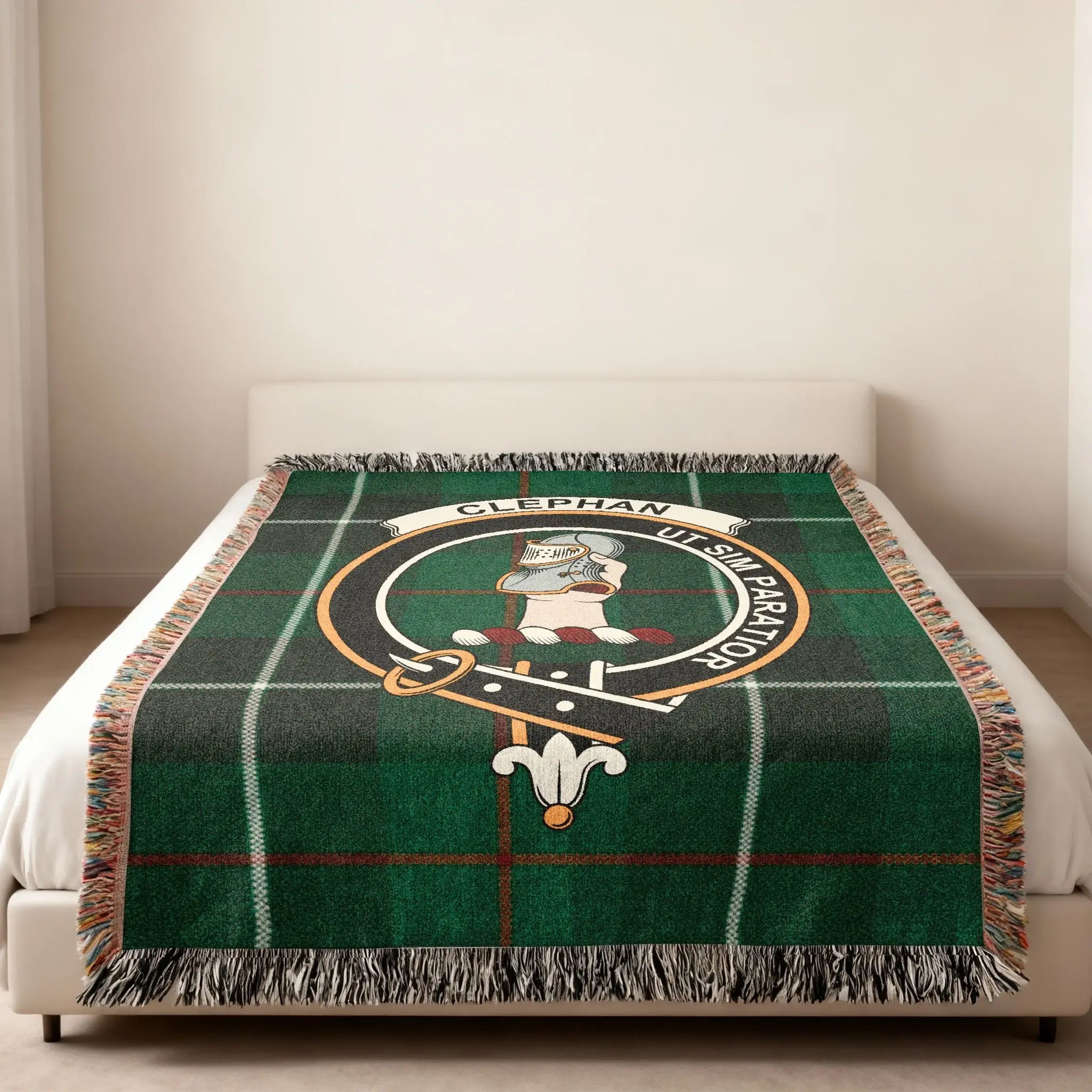 Clephan Ut Sim Parator Emblem Design Blanket