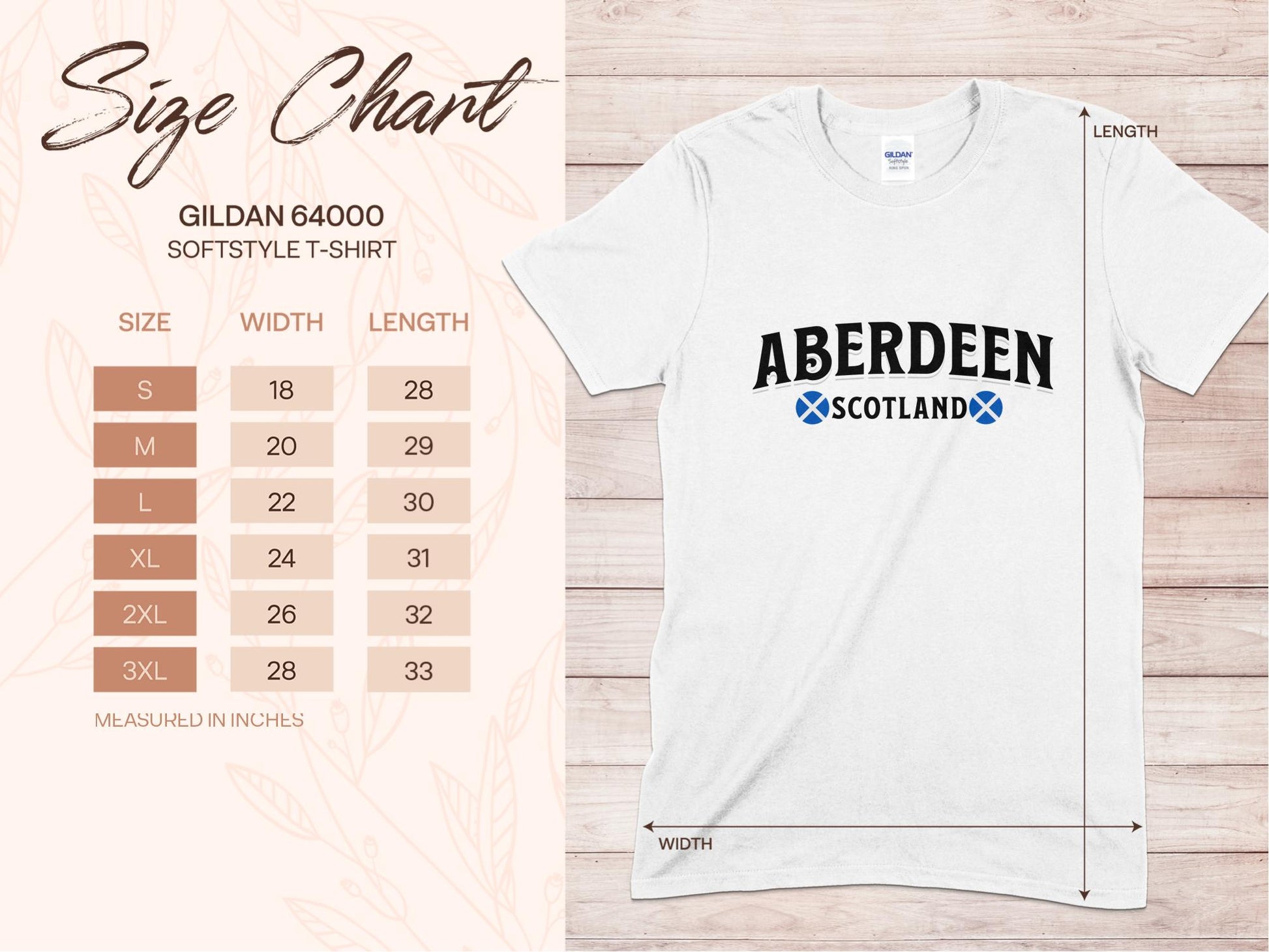 Celebrate Aberdeen and Scotland Heritage T-Shirt - Living Stone Gifts